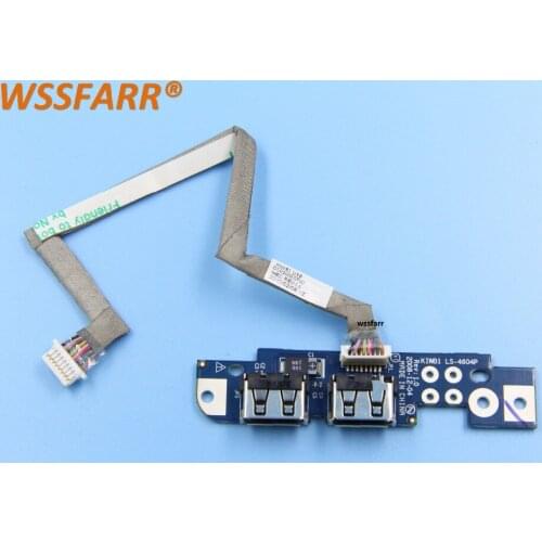 NEW original FOR Lenovo FOR IdeaPad Y550 Y550A Y550P USB Port Board with Cable LS-4604P DC02000OF00 tested ok
