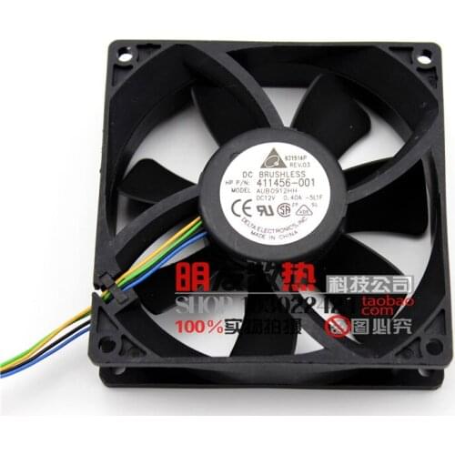 Original XW9300 fan workstation chassis fan 411456-001 AUB0912HH