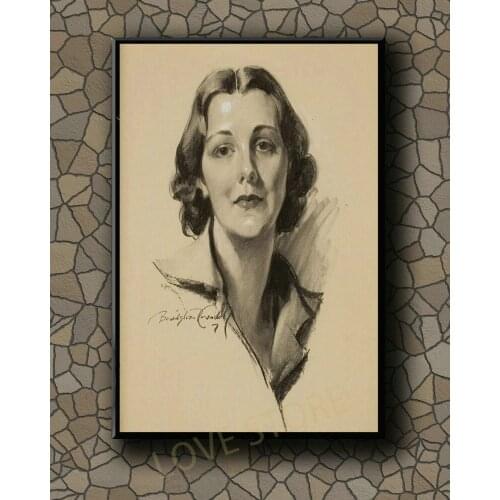 P329 Vintage Beautiful Pin-up Girl Classic Picture 459 Silk Fabric Poster Art Decor Indoor Painting Gift