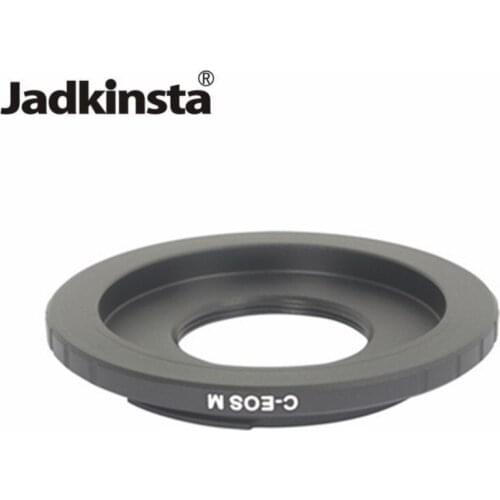 Jadkinsta Camera Lens Adapter Ring For C Mount Movie Lens Convert for Canon M Mount EF-M Mirrorless Camera for C-EOS M