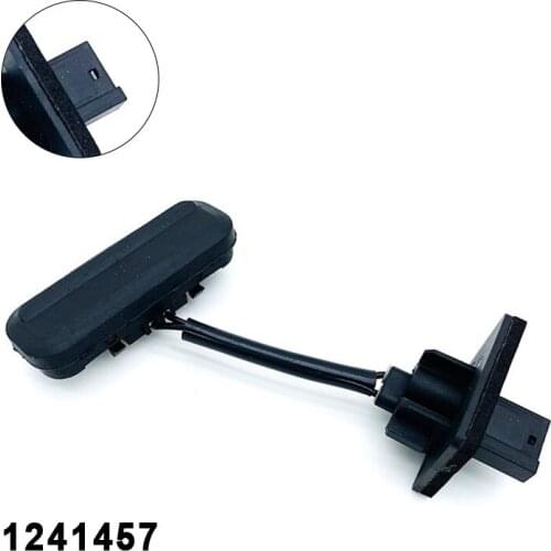 Tailgate Boot Opening Trunk Switch 1241457 For GM Vauxhall Opel Omega Insignia Black Opening Trunk Switch Button Car Accessories