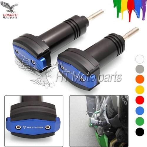 Motorcycle CNC Frame Sliders Crash Protector Motobike Falling Protection For Yamaha MT09 MT-09 MT 09 2015 2016