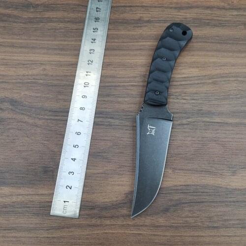 DC53 steel Blade Fixed Knife G10 or Wood Handle Outdoor Camping Hunting Survival Tactics Straight Knives EDC Tool