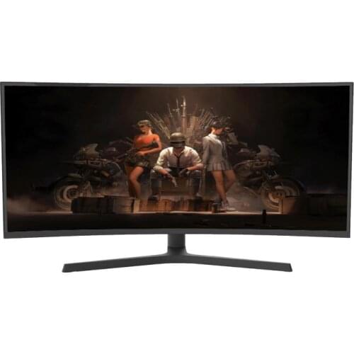 Thinner 3440*1440P Computer Curved Screen With Speaker