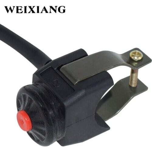 Universal 7/8" Motorcycle Handlebar Mount Horn Switch Start Button Wire Harness For Honda Yamaha Kawasaki