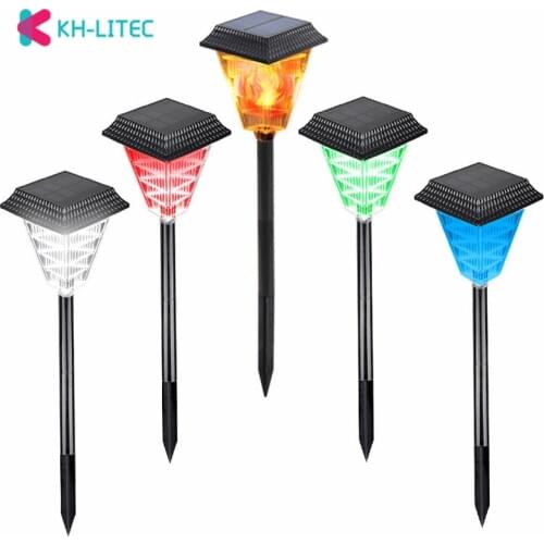 12 LED Color Waterproof Flickering Flame Solar Torch Light Lamp Outdoor Landscape Decoration Garden Lawn Light Path Lighting