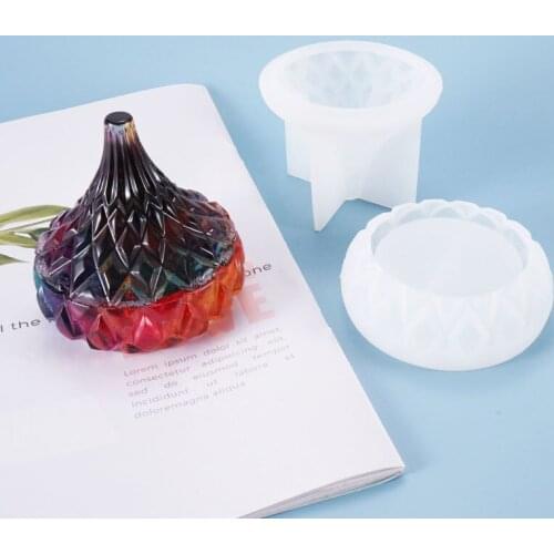 Drop tear shape Storage box Silicone molds for jewelry box gift box Jewelry Making DIY tool UV epoxy resin Box silicone mold