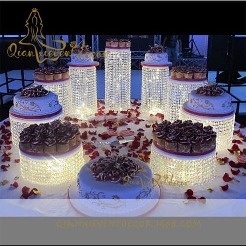 1pcs Acrylic Cupcake stand Rack Holiday Party Display Tray Cake Plate