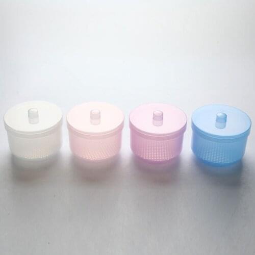 1pc Nail Polish Head Cleaning Bowl Nail Art Tools Sterilizer Box Manicure Drill Bits Cleaner Salon Disinfection