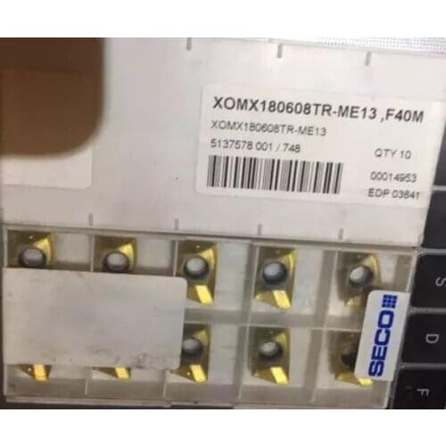 10PCS CARBIDE INSERT XOMX180608TR-ME13 F40M