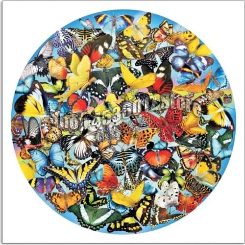 5D DIY Diamond embroidery Butterflies in the Round diamond painting Cross Stitch full square Rhinestone mosaic decoration