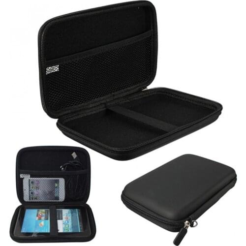 7 Inch Black Bag GPS Hard Shell Carrying Case Cover Outer Carry Case Nav GPS Navigator Protective Holder
