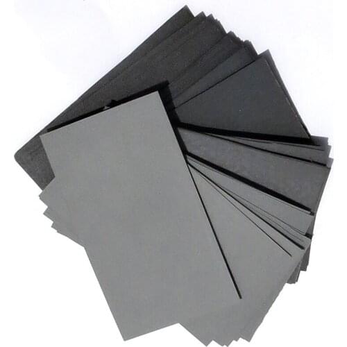 70pcs Sandpaper Wet / Dry 3\"*5-1/2\" COMBO 600/800/1000/1200/1500/2000/2500 Grit Anti-blocking During Grinding