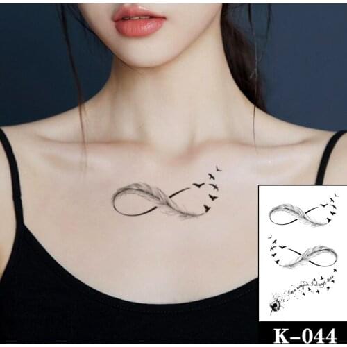 Lion Tiger Owl Fragment Temporary Tattoos Feather Swallow Dandelion Stickers Fake Waterproof Tattoo Body Art Arm Legs Women Men