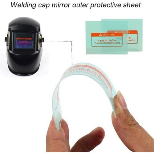 Welder Mask Lens Transparent Solar Auto Darkening Arc-Emitting Radiation Grinding Automatic Welding Helmet Lens