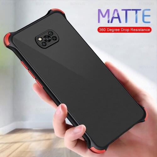 Matte Phone Case For Xiaomi Poco X3 6.67 inch transparent hawkeye back cover for poco pocophone x3 nfc pro protective shell