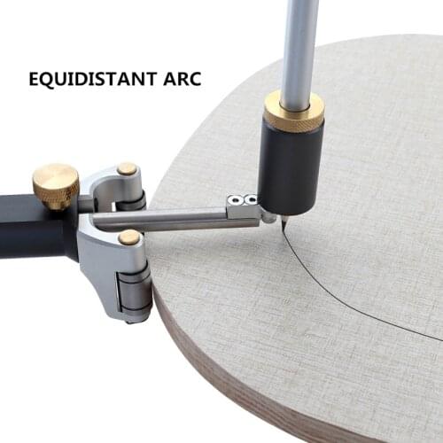 0-120mm Wood Scribe Tool Wheel Mortise Gauge Scriber Anodizing Woodworking Tool Set Sliding Marking Tool With Pencil Hand Tool