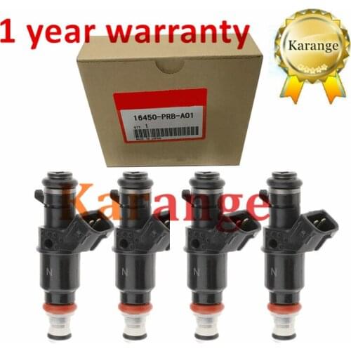 Set of 4 Original Fuel Injector For 2004 ACURA RSX TYPE S 02-03 ACURA RSX K20A2 Injection Nozzle Genuine 16450-PRB-A01 16450PRB