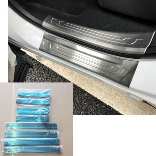 For Honda CRV 2017 - 2019 Steel Outer & Inner Door Sill Protector Plate Molding