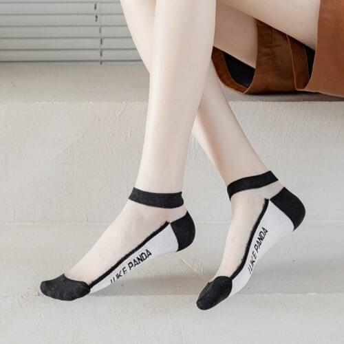 Lot Sexy Lace Summer Ultra-Thin Breathable Transparent Stretch Elasticity Ankle Net Yarn Thin Women Cool Socks Short Socks Set