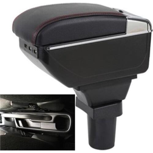For kia picanto Armrest box central Store content box with cup holder ashtray with USB interface