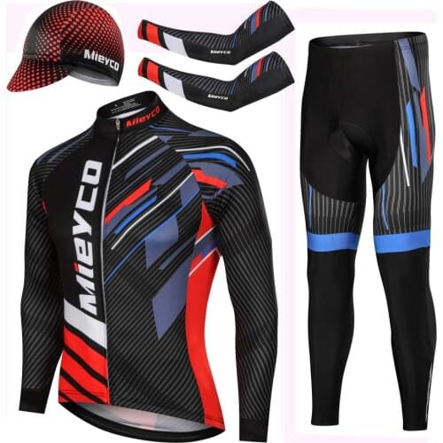 Mieyco Professional Cycling Uniform Spring Autumn Sweatshirt Trousers Set Mountain Bike Cycling Equipment motocross Clothing