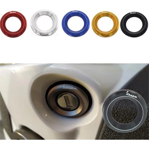 Motorcycle Ignition Switch Cover Key Switch Protector Ring Cover For Vespa GTS GTV LX PX Super Sport Sprint Primavera 150 300