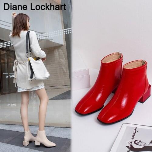 Women Ankle Boots Winter Designer British Style Chelsea Boots Ladies Low Heels Flats Shoes Female Zip Casual Elegant Booties