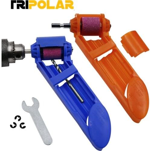 1set Corundum Grinding Wheel Drill Bit Sharpener Titanium Drill Portable Drill Bit Powered Tool Parts