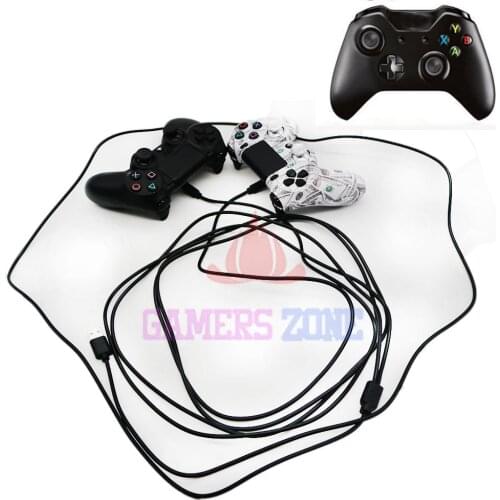 10PCS 3M Extra Long Usb Charging Charger & Play Cable Lead Cord For PS4 & XBOX ONE Controller