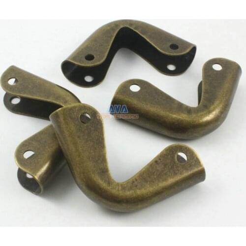 40Pcs Antique Brass Book Corner Bookbinding Corner Clip 38mm