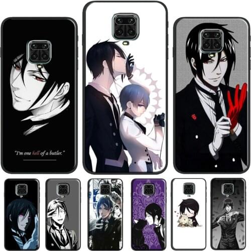 Sebastian Black Butler Case For Xiaomi Redmi Note 8 9 Pro Note 9S 8T 9 9C 9A 9T Cover For Redmi Note 10 Pro Shell