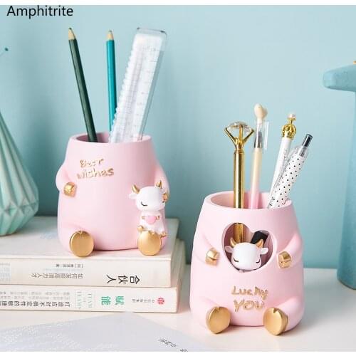 New Year Decorations Pen Holder Desk Accessories Modern Room Garden Wedding Decoration Home Accessories Christmas