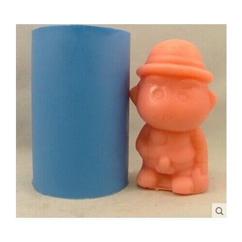 DIY sell hot Crayon modelling silicon 3D soap mold Cake decoration mold Cake mold manual Handmade soap mold candle