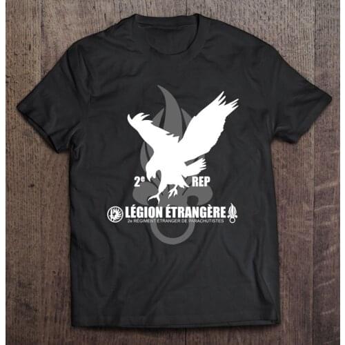 French Foreign Legion Paratrooper 2 Rep Men T Shirt Short Casual 100% COTTON O-Neck Men Clothing