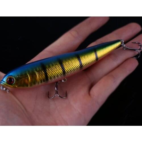 HENGJIA wobblers plastic pencil lures hard baits artificial crankbaits pesca swim baits fishing tackles 11.5cm 21g 6#hooks