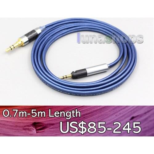 LN006814 High Definition 99% Pure Silver Earphone Cable For Sennheiser HD598 Cs HD599 HD569 HD579 HD558 HD518 Headphone