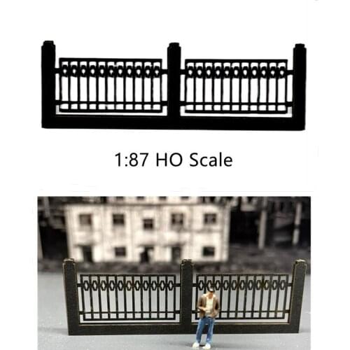 Paperboard Building Model Guardrail Railway Scene Decoration Material Parts for Sand Table
