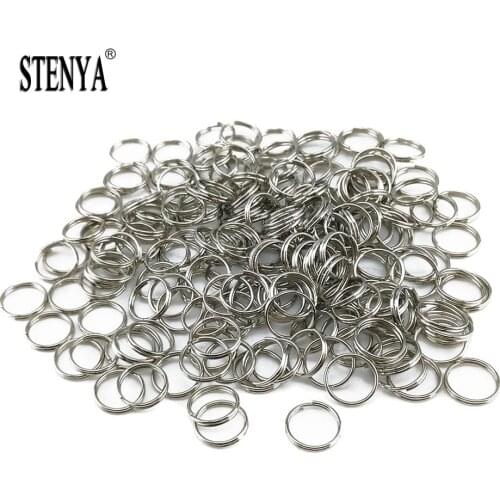 Jump Rings split ring Double loops jewelry clasps for bracelet necklace connector key chains link spacer beads Hooks crimp Ends