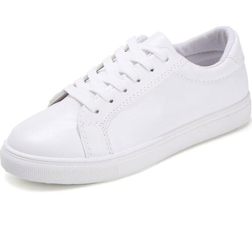 2020 PU Lace-up Fashion Ladies Spring/Autumn Shoes designer White Sneakers Women Canvas Shoes Women Casual Flats NVX290