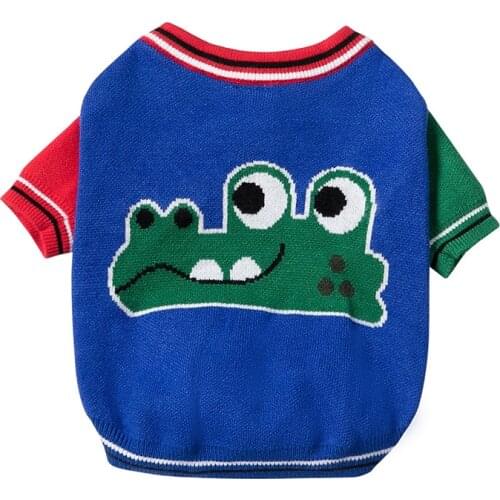 Cute Dogs Autumn Sweater Warm Pet Cat Oufit Clothing Knitted Puppy Kitten Costume Luxury Chihuahua French Bulldog Sweaters