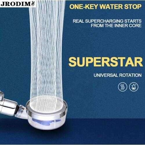 Turbocharge SPA Shower Head High-Pressure Massage Showerhead Spray Nozzle High Pressure Water Saving Showerhead with Filter
