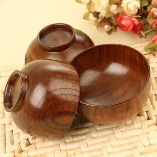Manufacturers selling exquisite jujube wooden bowl of ecological wood bowl large number of inventory stock