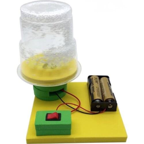 DIY Assembly Toy Kids Science Experiment Kits Electric Electrostatic Snow Educational Toys For Physics Teaching