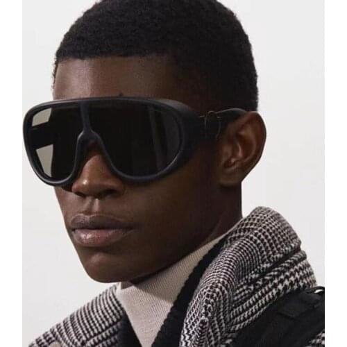 Trending Oversized American White Sunglasses Men Women UV400 Protection Big Frame Sun Glasses Retro Outdoor Fun Sports Goggles