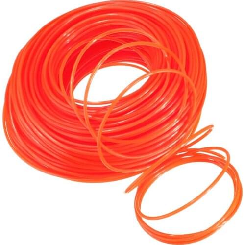 New 2.4mm 1LB Grass Trimmer Line Strimmer Brushcutter Nylon Rope Cord Line Long Round/Square About 80M Roll Replacement