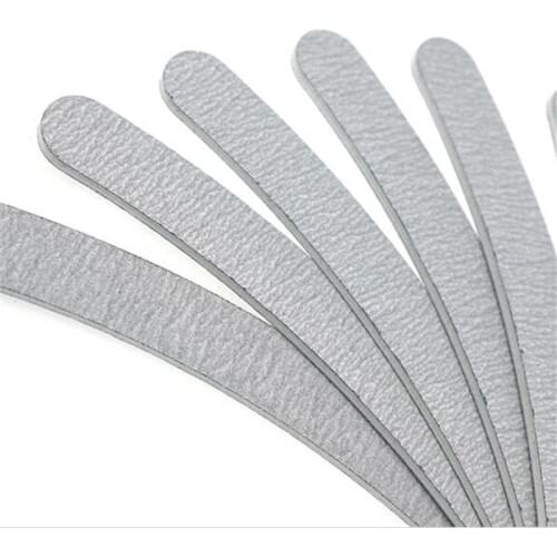 Zebra Nail Files 100 180 Grit for Nail Extension Gel and Acrylic Nails Emery Boards Doubled Sides Washable 100 Nail File