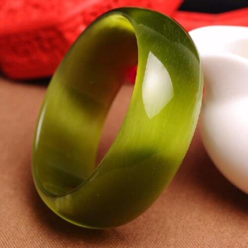 Womens Jade Bracelet Fashion Accessories Jadeite Natural Charm Women Men for Hand Carved Round Bangle Ladies Jewelry