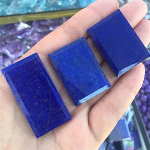 1pcs beautiful natural lapis lazuli natural gem birthday gift DIY can be used as a pendant