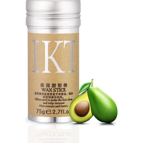 1 Pcs Hair Styling Pomade Stick Not Greasy Rapid Fixing Bang Hair Wax Rod Finishing Cream 669